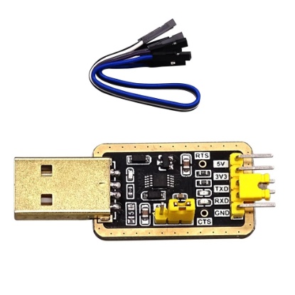 Afbeeldingen van CH340E USB naar TTL 3.3V - 5V