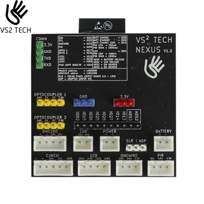 ESP32 WROOM Nexus development board frontside